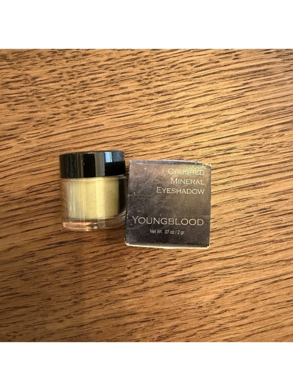 Youngblood Mineral Cosmetics Crushed Mineral Eyeshadow Peridot Green Sealed New